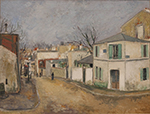 Maurice Utrillo Abreuvoir Street oil painting reproduction