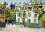 Maurice Utrillo Le Maquis de Montmartre, 1935 oil painting reproduction
