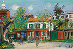 Maurice Utrillo Le Maquis de Montmartre, 1948 oil painting reproduction