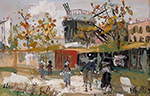 Maurice Utrillo Le Moulin de la Galette 01 oil painting reproduction