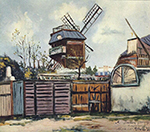 Maurice Utrillo Le Moulin de la Galette 02 oil painting reproduction