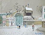 Maurice Utrillo Le Moulin de la Galette 03 oil painting reproduction