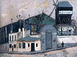 Maurice Utrillo Le Moulin de la Galette, 1908 oil painting reproduction