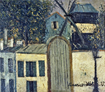 Maurice Utrillo Le Moulin de la Galette, 1912 oil painting reproduction