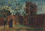 Maurice Utrillo Le Moulin de la Galette, 1922 oil painting reproduction