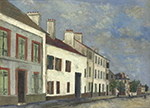 Maurice Utrillo Main Street at Argenteuil, 1913 oil painting reproduction