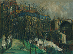 Maurice Utrillo Montmartre, 1909 oil painting reproduction