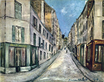 Maurice Utrillo Paris Street, 1914 oil painting reproduction