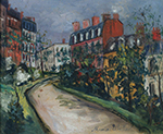 Maurice Utrillo Paris Street oil painting reproduction