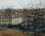 Maurice Utrillo Paris, View of Saint Pierre-Square, 1908 oil painting reproduction
