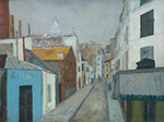 Maurice Utrillo Passage Cottin, 1910 oil painting reproduction