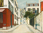 Maurice Utrillo Passage Elisee Des Beaux-Arts, Montmartre, 1916-18 oil painting reproduction