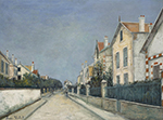 Maurice Utrillo Republique Street at Sannois, 1912 oil painting reproduction