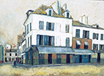 Maurice Utrillo Tertre Square at Montmartre, 1911 oil painting reproduction