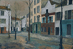 Maurice Utrillo Tertre Square, 1911-12 oil painting reproduction