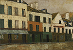Maurice Utrillo Tertre Square, Montmartre, 1912 oil painting reproduction