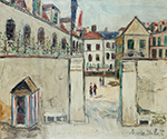 Maurice Utrillo The Barn at Compiegne oil painting reproduction