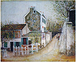 Maurice Utrillo The Cabaret of Lapin Agile-2 oil painting reproduction