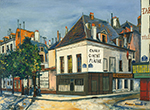 Maurice Utrillo The Carbonnel House, Tournelle Enbankment, 1920 oil painting reproduction