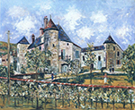 Maurice Utrillo The Castle at Charentes, 1936 oil painting reproduction