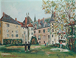 Maurice Utrillo The Castle of Clayette (Saone-et-Loire), 1934 oil painting reproduction