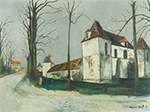Maurice Utrillo The Castle of Mesnuls, 1917 oil painting reproduction