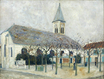 Maurice Utrillo The Church at Montmagny (Val D'Oise), 1913 oil painting reproduction