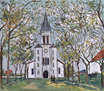 Maurice Utrillo The Church at Orthez, 1923 oil painting reproduction