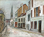 Maurice Utrillo The Church at Stains, 1930 oil painting reproduction