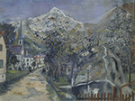 Maurice Utrillo The Church Bristen, Canton D`Uri, 1926 oil painting reproduction