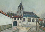 Maurice Utrillo The Church Groslay oil painting reproduction