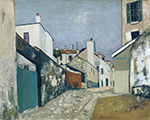 Maurice Utrillo The Close Street, 1914 oil painting reproduction