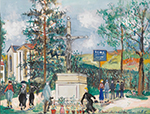 Maurice Utrillo The Friday Saint 6 April 1928 oil painting reproduction