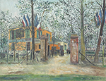 Maurice Utrillo The Guingette at Montmagny, 1916 oil painting reproduction