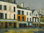 Maurice Utrillo The Hotel Tertre at Montmartre, 1910 oil painting reproduction