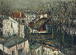 Maurice Utrillo The House of Berlioz, 1917 oil painting reproduction