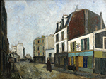 Maurice Utrillo The Market of Couleurs a Saint-Ouen (Seine Saint-Denis), 1908 oil painting reproduction