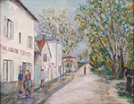 Maurice Utrillo Townscape at Sainte-Euphemie, 1927 oil painting reproduction