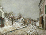 Maurice Utrillo View of Pontoise, 1913 oil painting reproduction