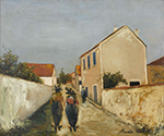 Maurice Utrillo Village Street oil painting reproduction