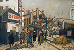 Maurice Utrillo Warehouse Bernot, 1924 oil painting reproduction