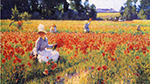 Robert Vonnoh Coquelicots (Poppies) oil painting reproduction