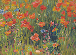 Robert Vonnoh Poppies oil painting reproduction