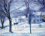 Robert Vonnoh Teacher Going Home oil painting reproduction