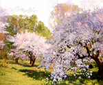 Robert Vonnoh The Orchard oil painting reproduction