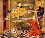 Remedios Varo Portrait of the Children of Andrea and Lorenzo Vil oil painting reproduction