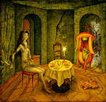 Remedios Varo The Visitor oil painting reproduction