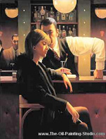 Jack Vettriano Waiting oil painting reproduction