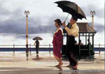 Jack Vettriano Looking Out to Sea oil painting reproduction