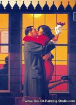 Jack Vettriano Back Were You Belong oil painting reproduction